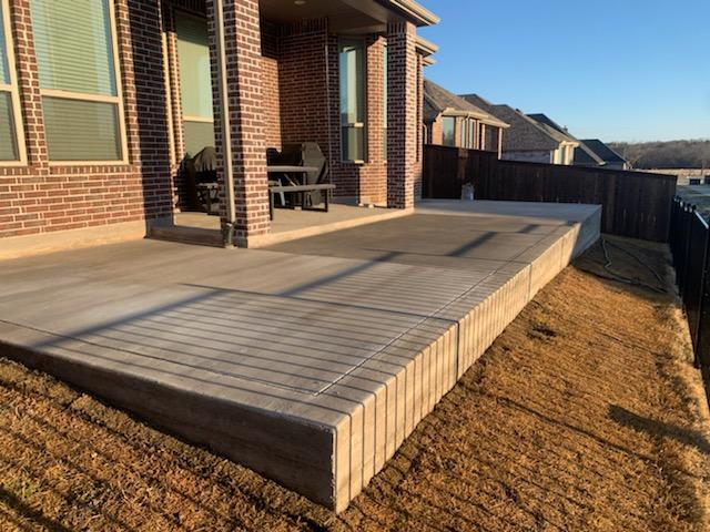 unique patio as a backporch